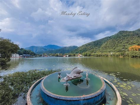 蝦公穴|南投景點》埔里｜群山環抱中的小西湖「鯉魚潭風景區 